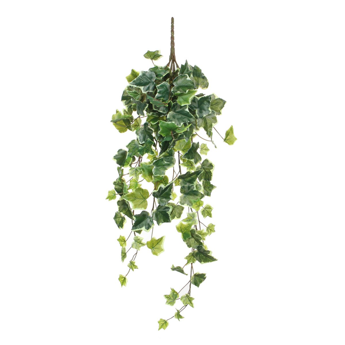 Hedera Kunst Hangplant - H71 cm - Groen Bont