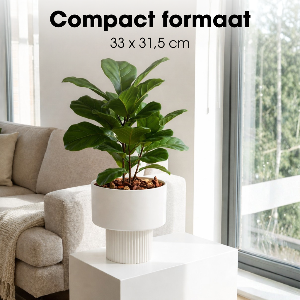 Bloempot binnen Lux Gebroken wit Mica Decorations