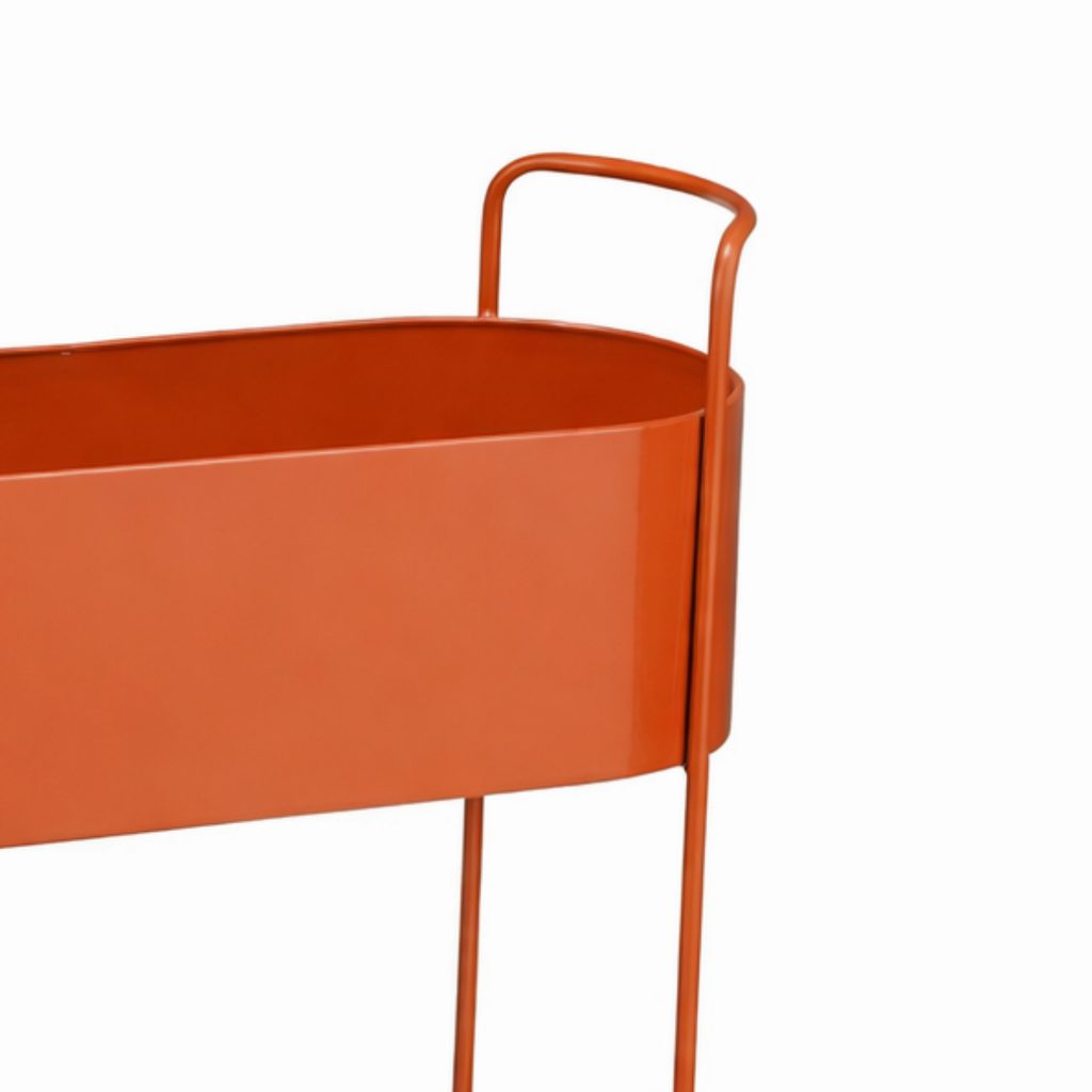 Bloempot binnen Moritz Rood Mica Decorations