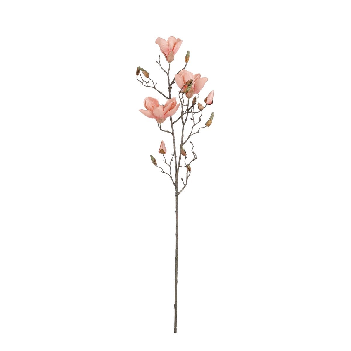 Kunstbloem Magnolia Perzik Mica Decorations