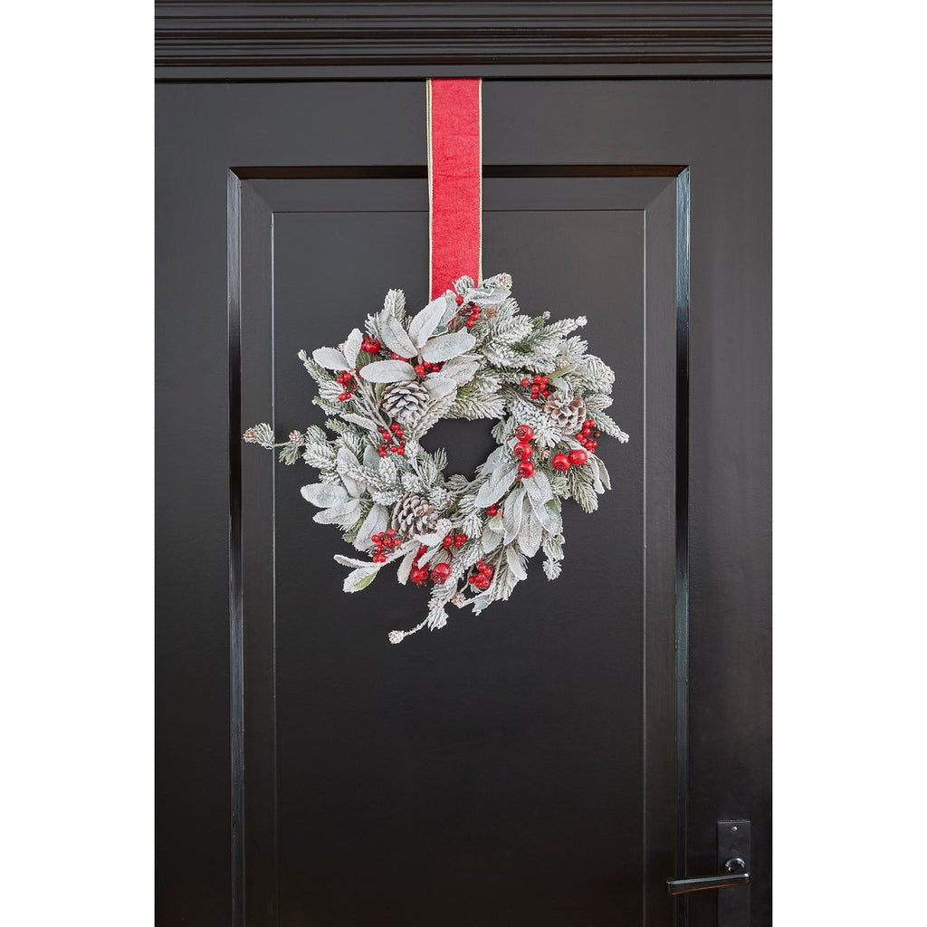 Kerstkrans Belfort Groen Mica Decorations