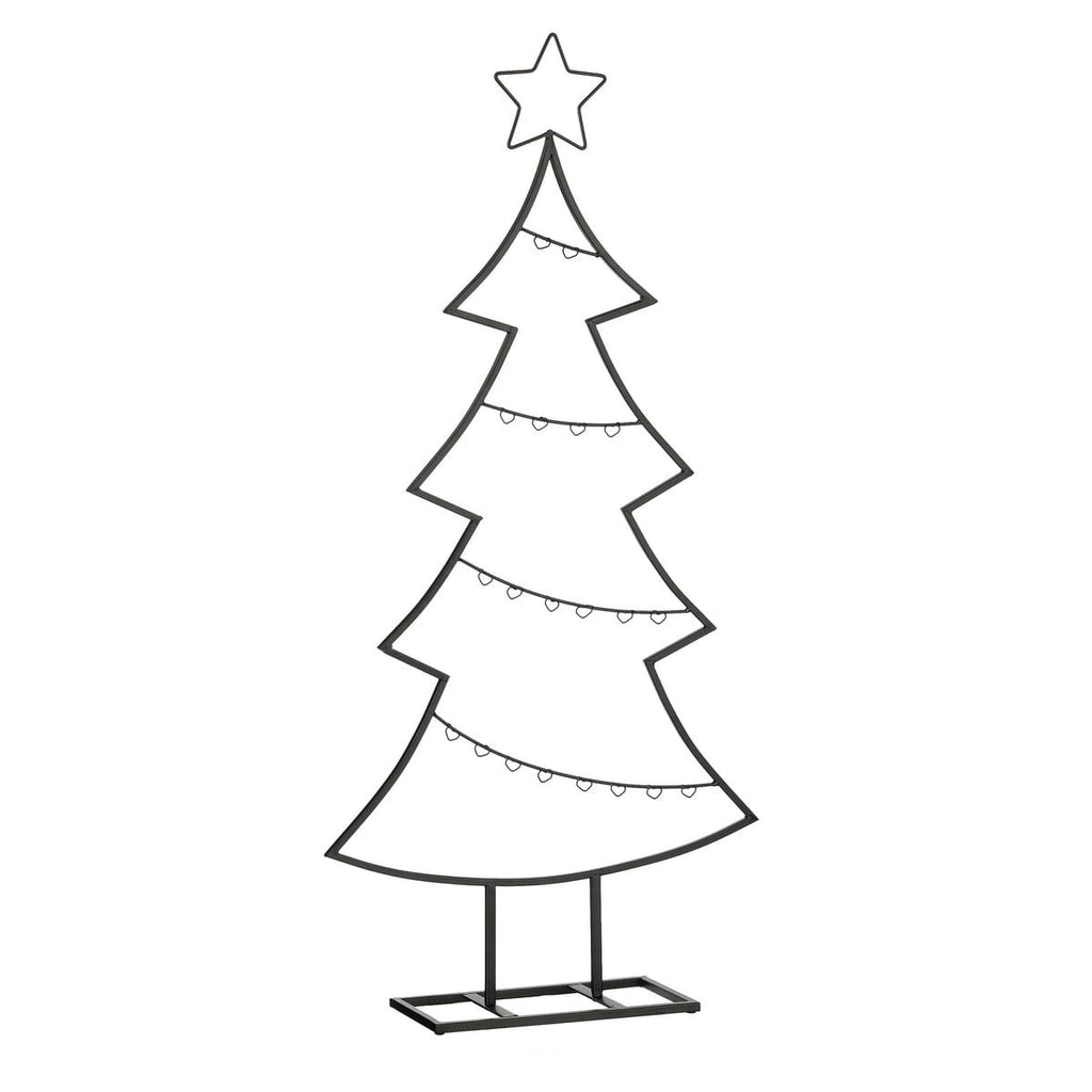 Decoratieve kerstboom  Zwart Mica Decorations