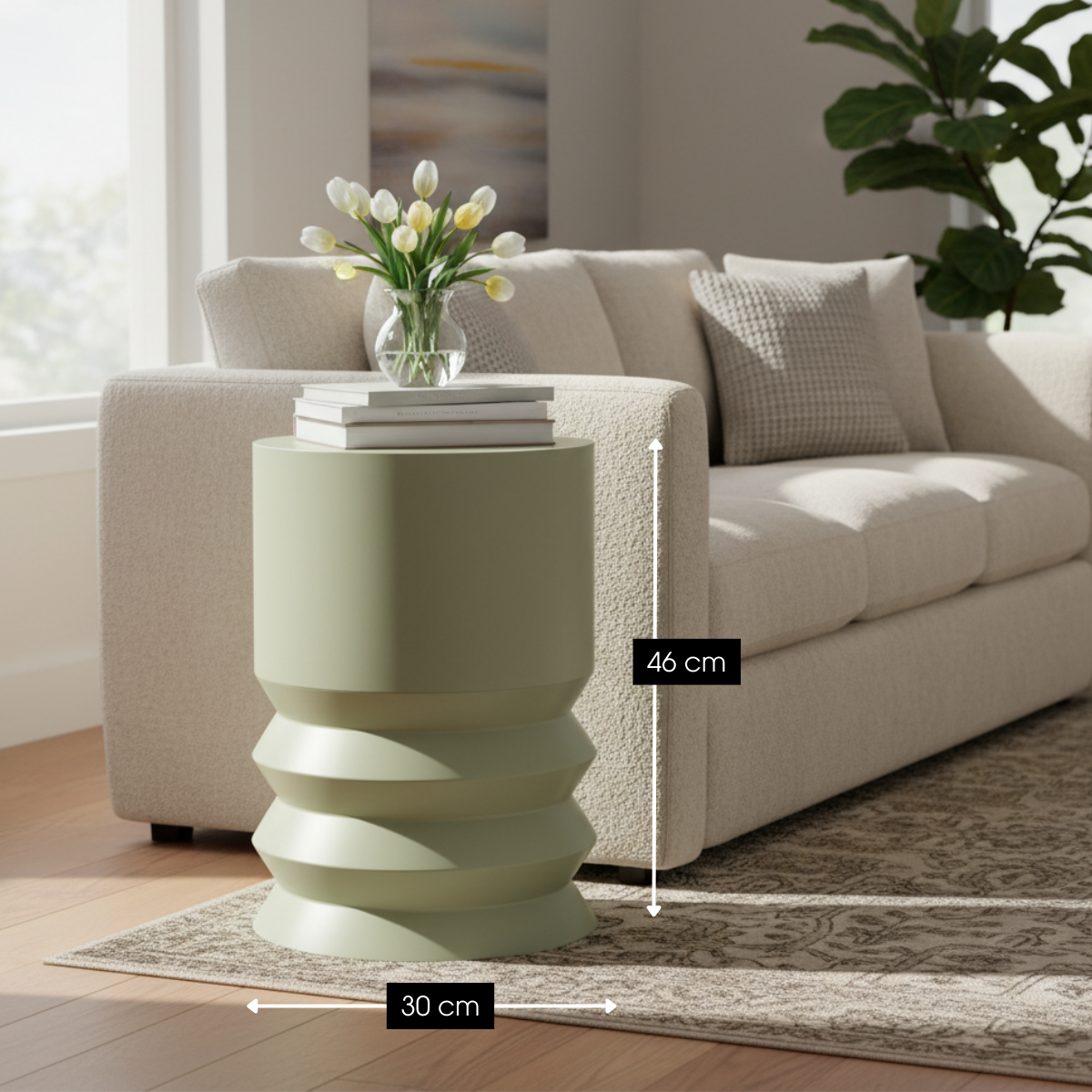 Bijzettafel Mart Groen Mica Decorations