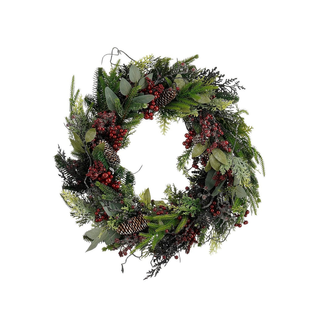 Kerstkrans Bodi Rood Mica Decorations