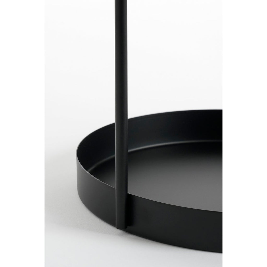 Stanli Etagère 2-Laags - H35 x Ø25 cm - Metaal - Zwart