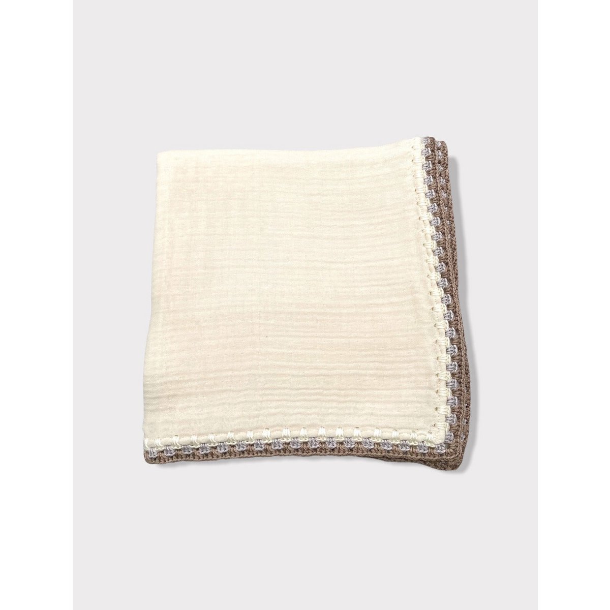 MOUSSELINE deken gehaakt