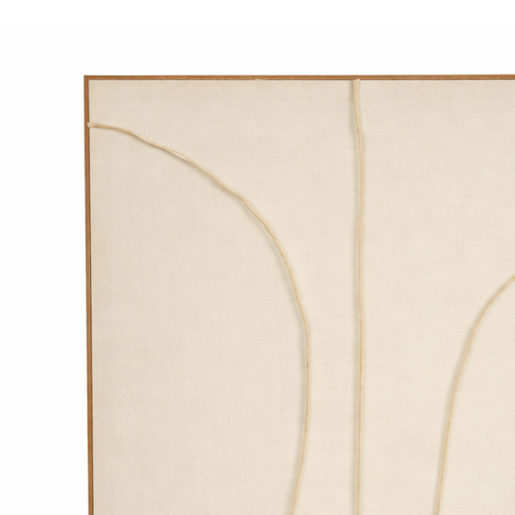 Wanddecoratie  Beige Mica Decorations