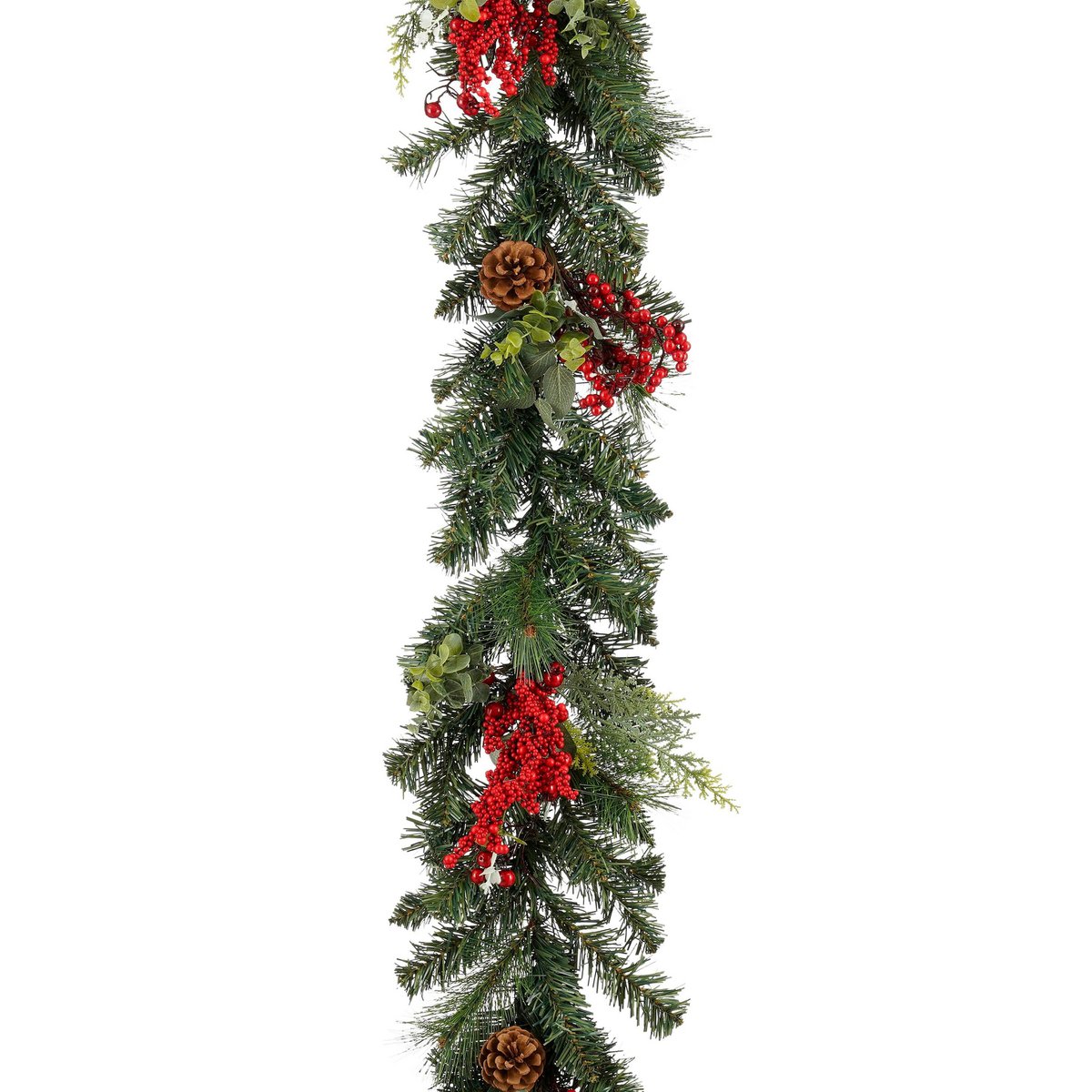 Kerst guirlande Harvey Rood Mica Decorations