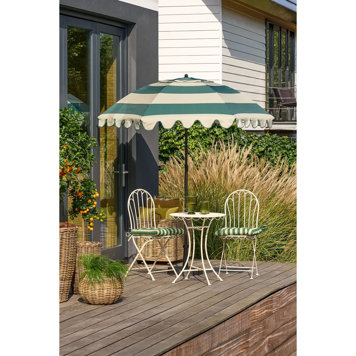 Parasol  Groen Mica Decorations