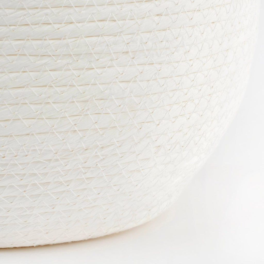 Jorck Plantenmand - Set van 3 - H24 x Ø26 cm - Off White