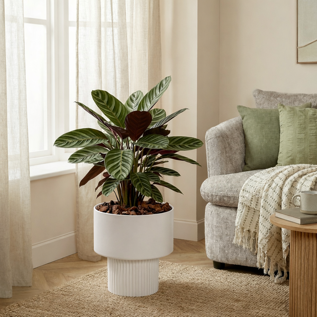 Bloempot binnen Lux Gebroken wit Mica Decorations