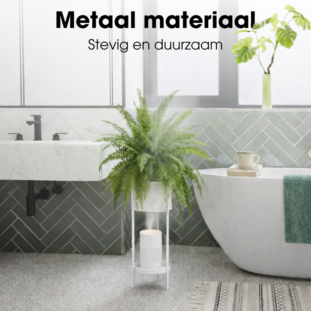 Bloempot binnen Colyn Wit Mica Decorations