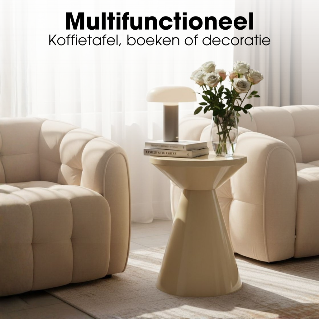 Bijzettafel Jim Beige Mica Decorations