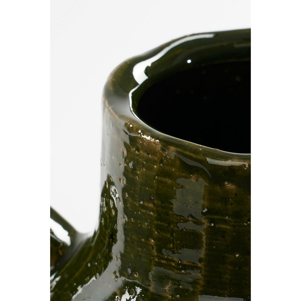 Elena Vaas - H34 x Ø26 cm - Keramiek - Groen