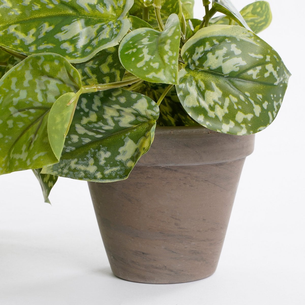 Kunst hangplant Scindapsus Groen Mica Decorations