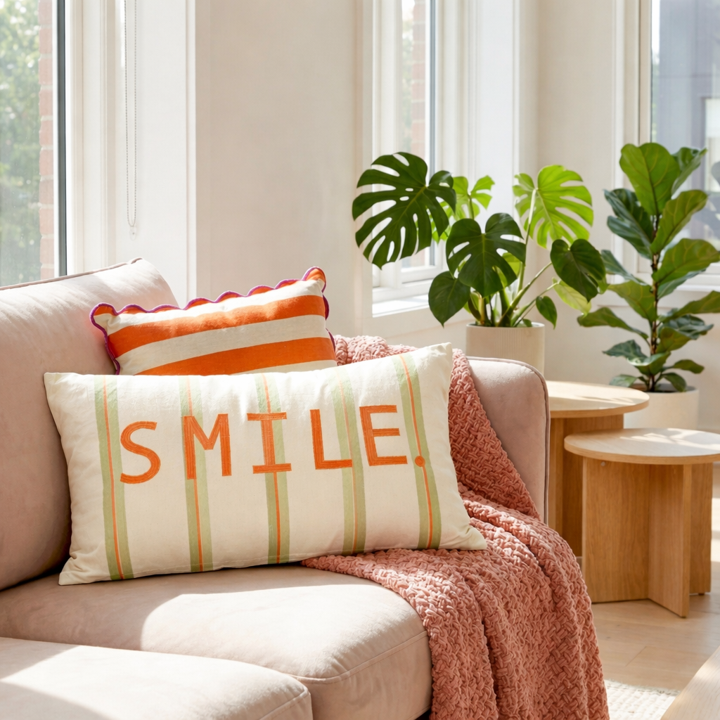 Sierkussen  Groen Mica Decorations