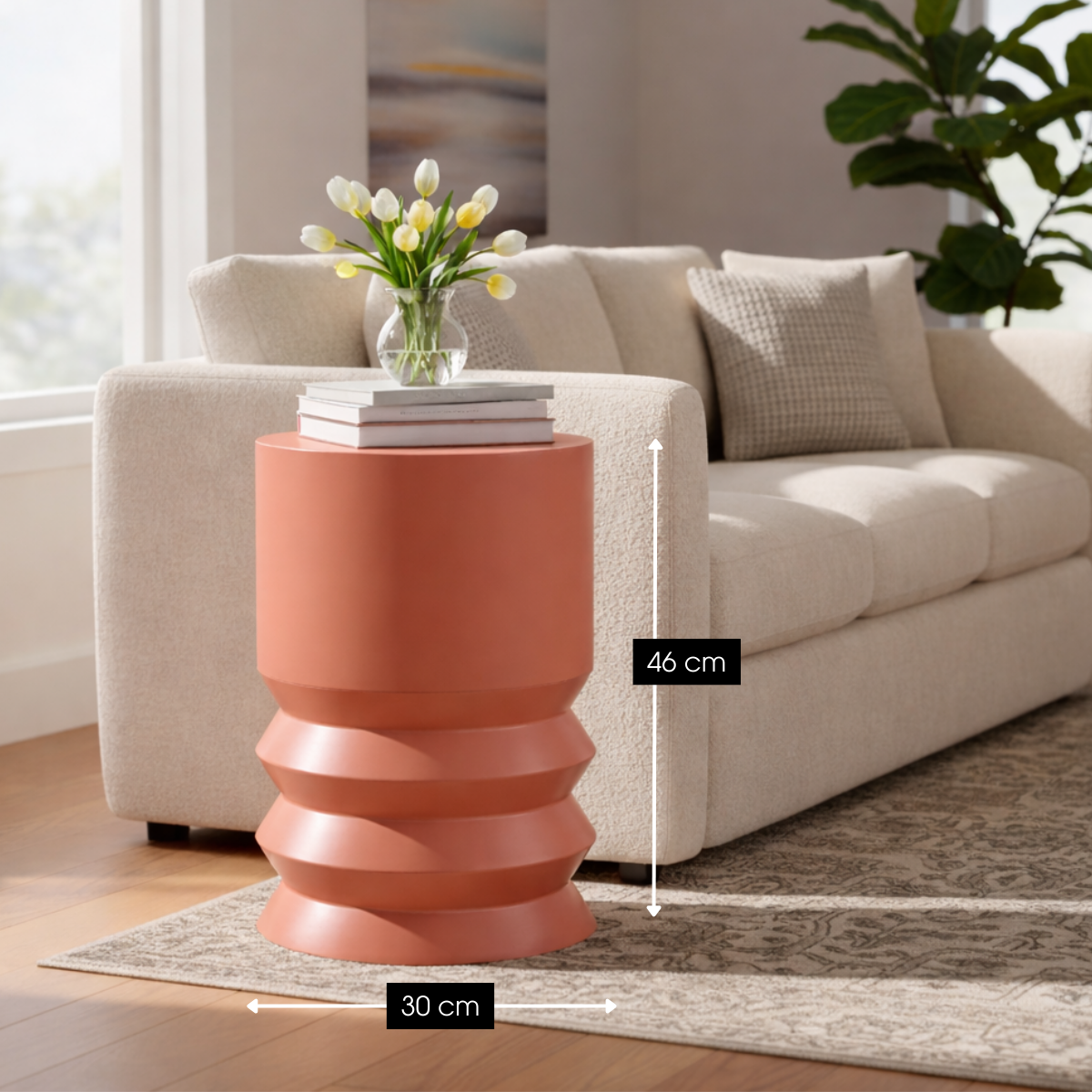 Bijzettafel Mart Oranje Mica Decorations