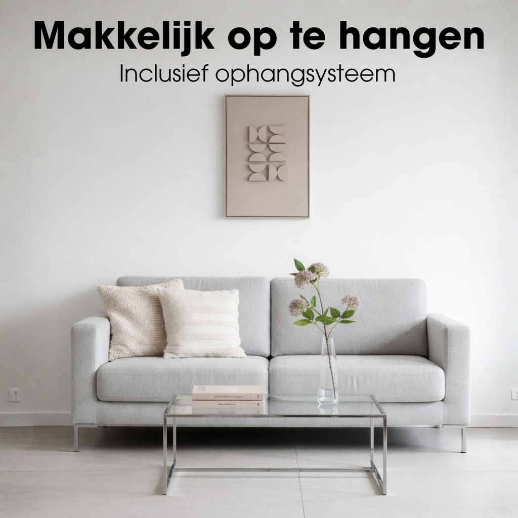 Wanddecoratie  Lichtgrijs Mica Decorations