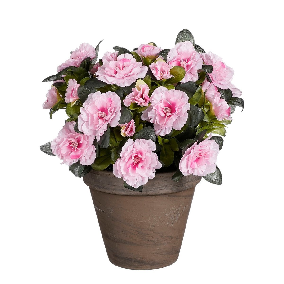 Azalea Kunstplant in Bloempot Stan - H31 x Ø26 cm - Roze