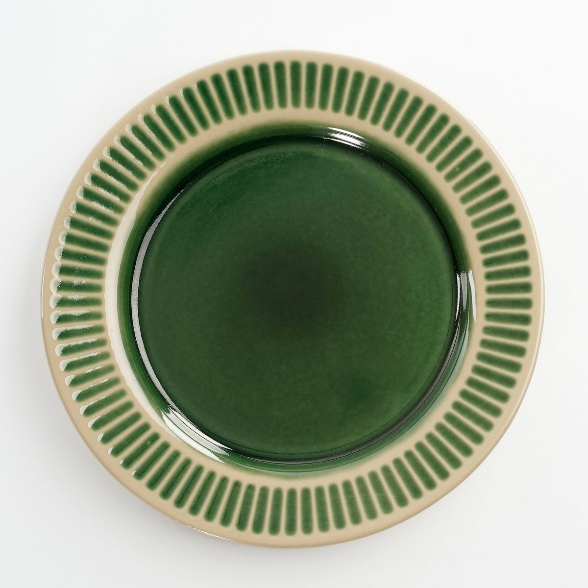 Elice Dinerbord - Ø27 cm - Keramiek - Groen