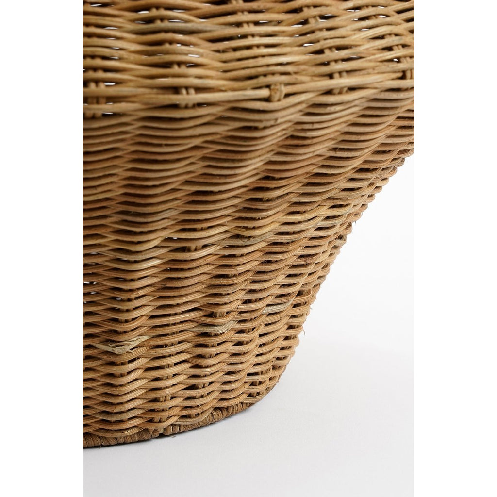 Fabiola Decoratie Vaas - H43 x Ø30 cm - Rotan - Bruin