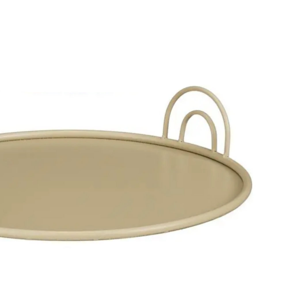 Dienblad Beige Beige Mica Decorations