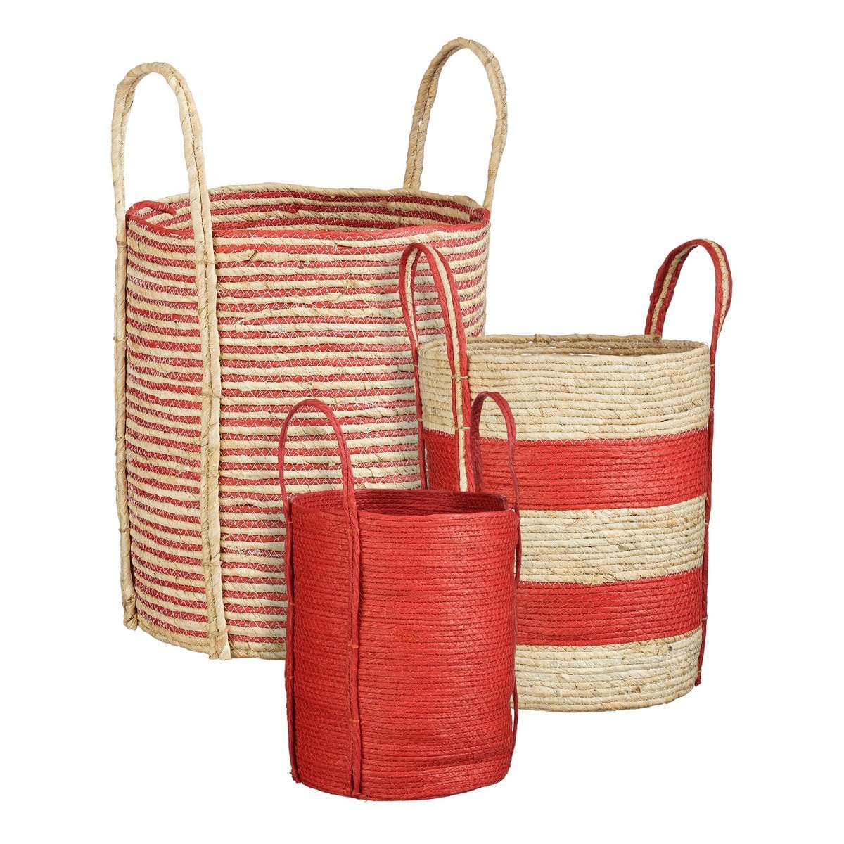 Plantenmandset Rood Mica Decorations