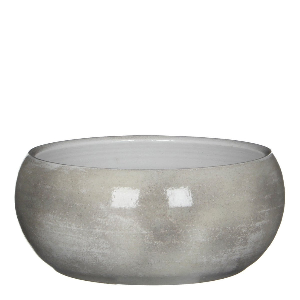 Plantenschaal binnen Lester Grijs Mica Decorations