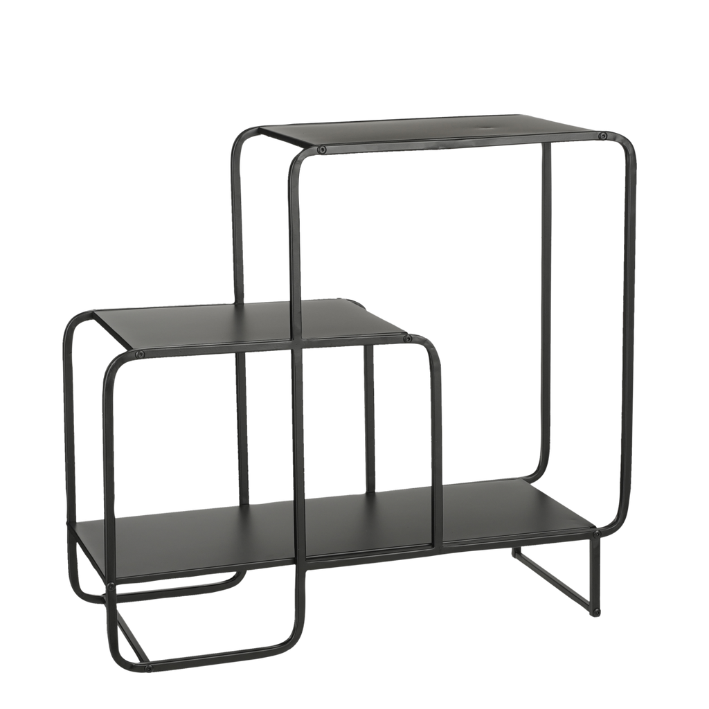 Jules Wandkast - L70 x B30 x H76 cm - Metaal - Zwart