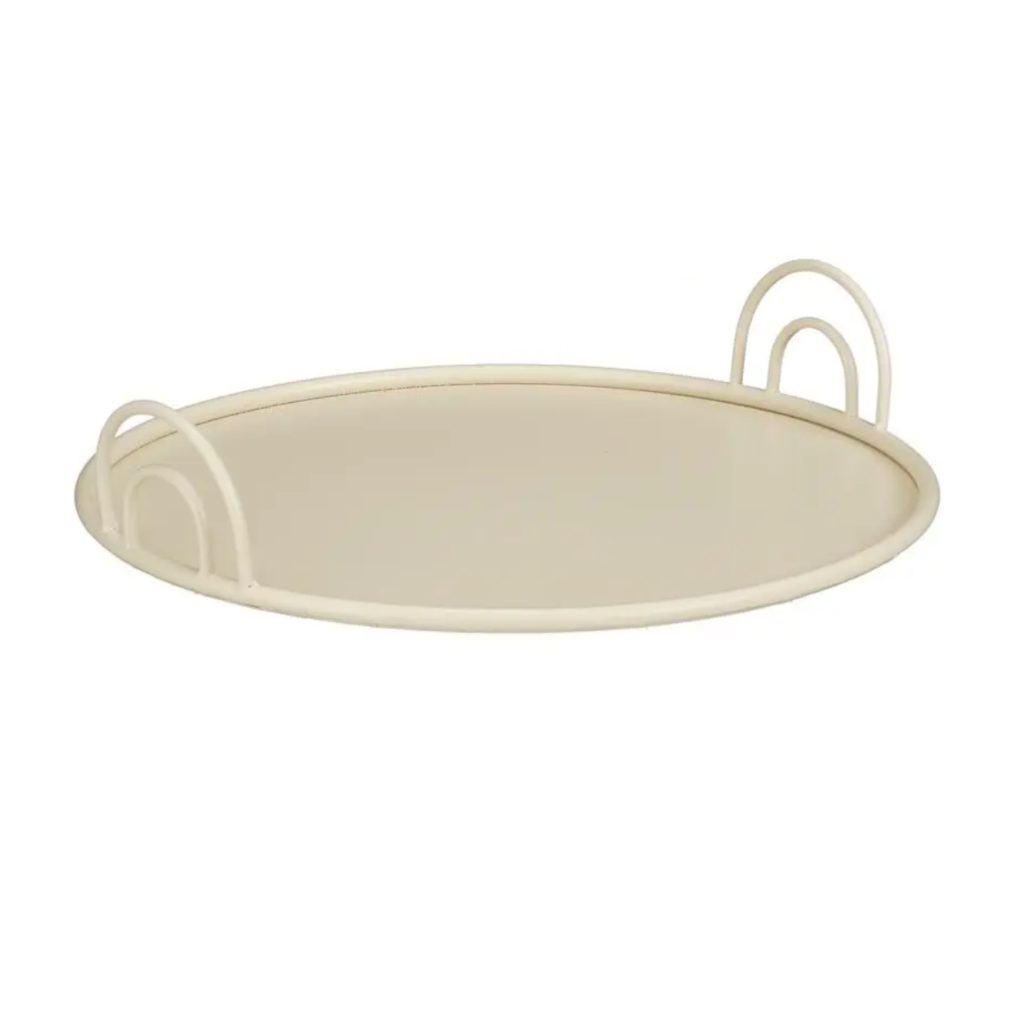 Dienblad OffWhite Gebroken wit Mica Decorations