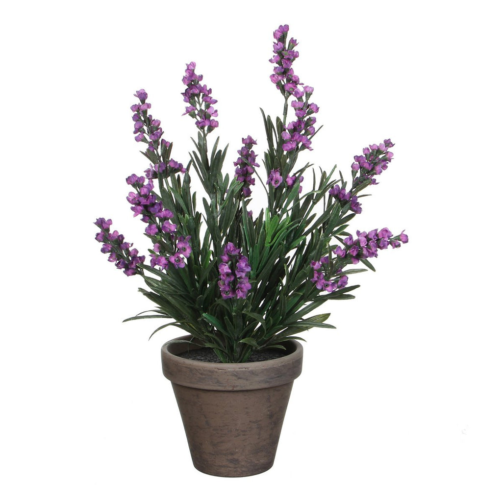 Lavendel Kunstplant in Bloempot Stan - H33 x Ø20 cm - Paars