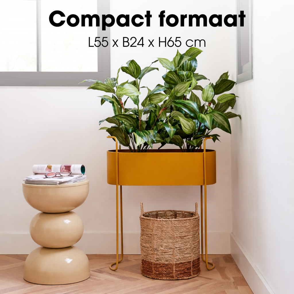 Bloempot binnen Moritz Bruin Mica Decorations