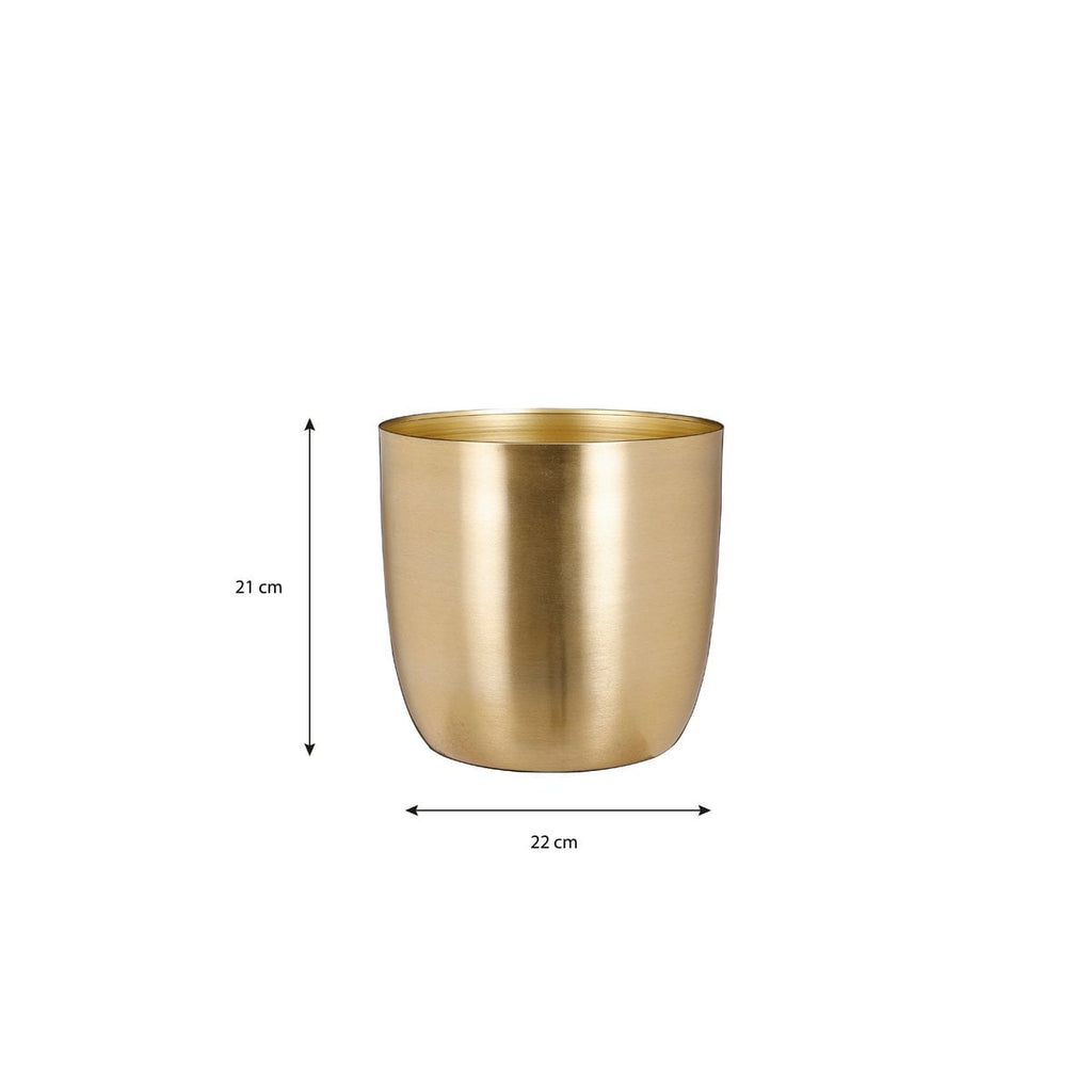 Bloempot binnen Alano Goud Mica Decorations