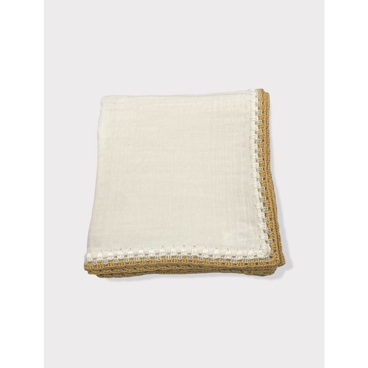 MOUSSELINE deken gehaakt