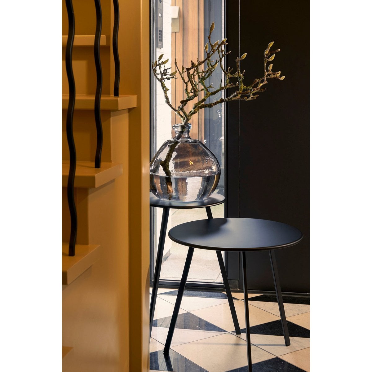 Bijzettafel buiten Seatle Zwart Mica Decorations