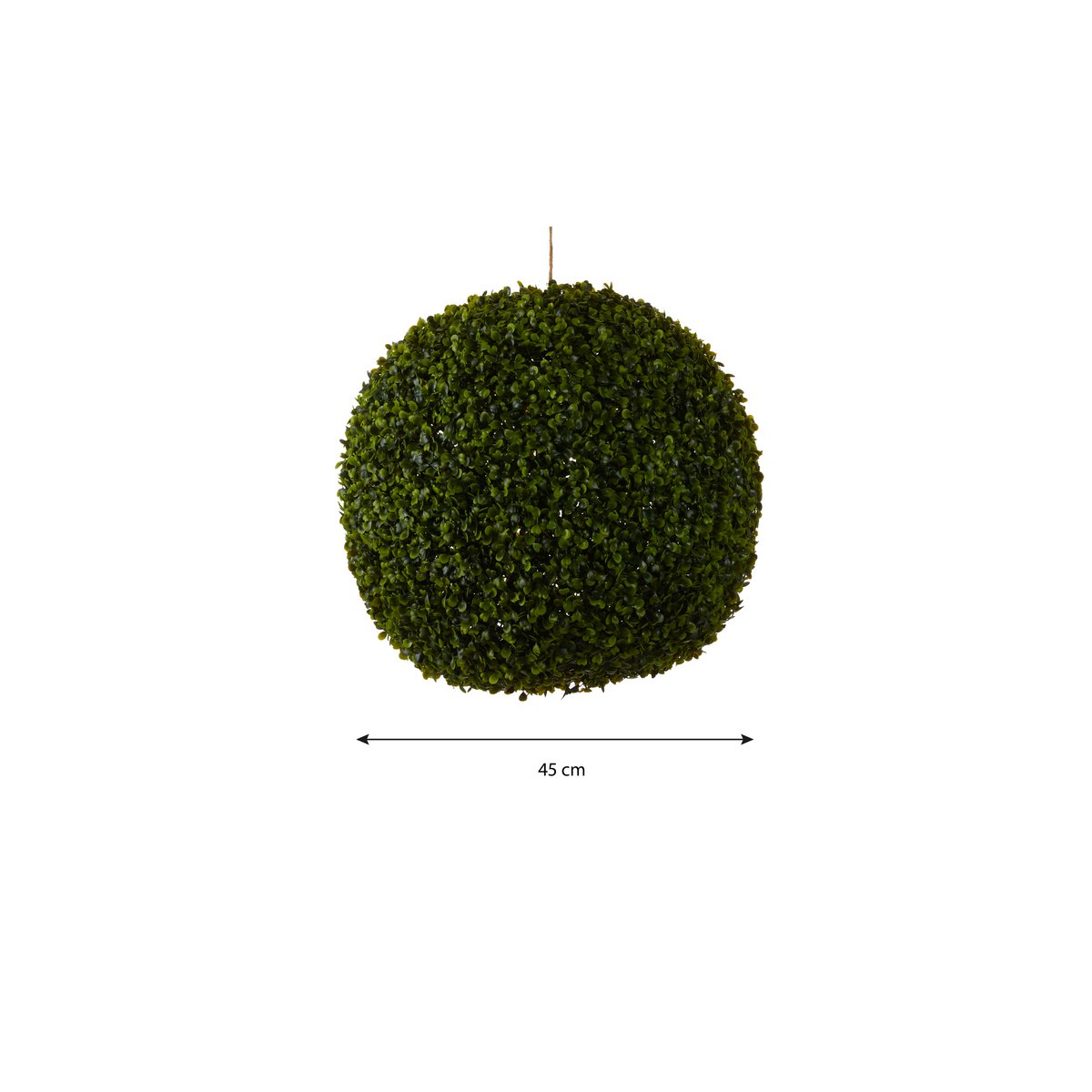 Buxus Bol Kunstplant voor Buiten Hangend - Ø45 cm - Groen