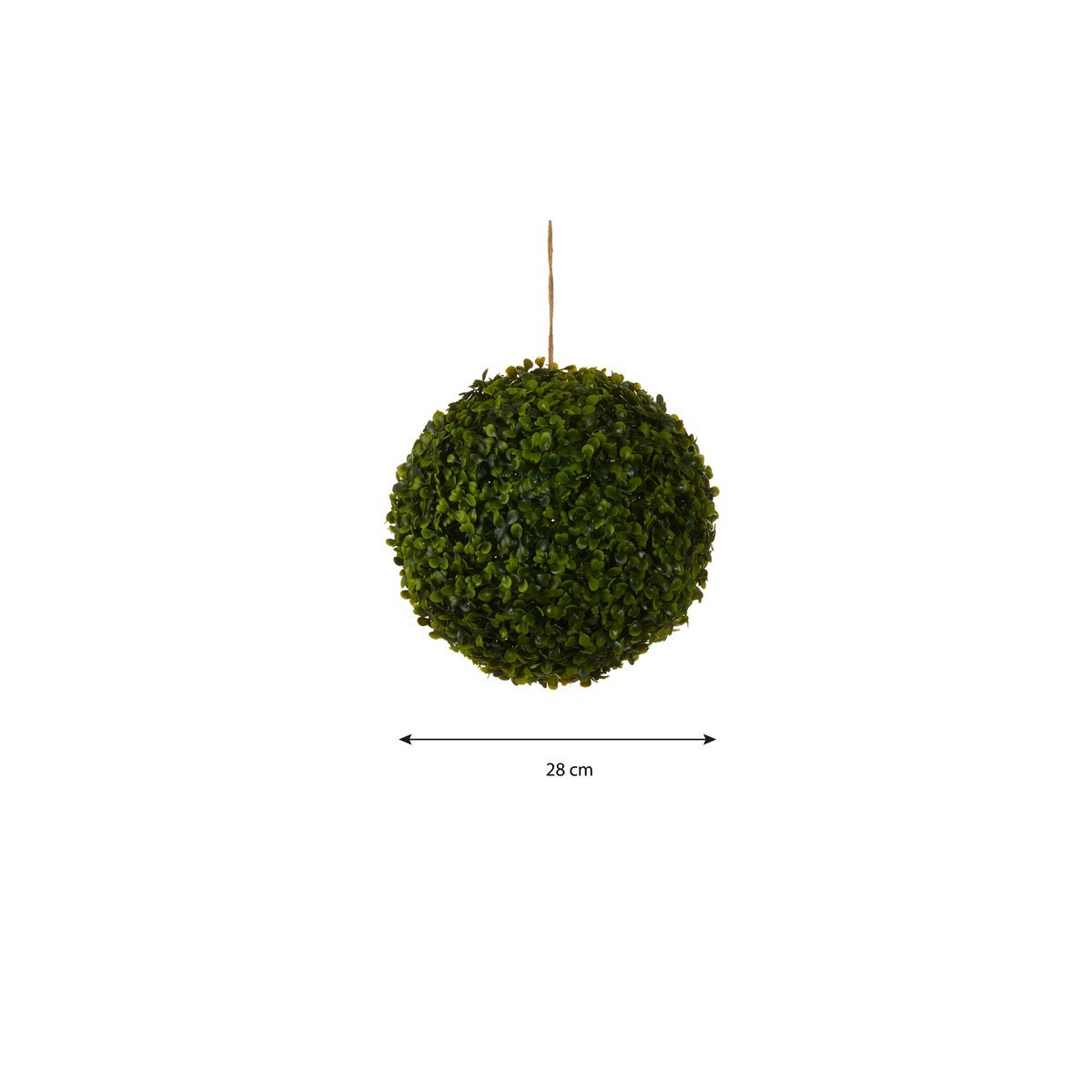 Buxus Bol Kunstplant voor Buiten Hangend - Ø28 cm - Groen Mica Decorations