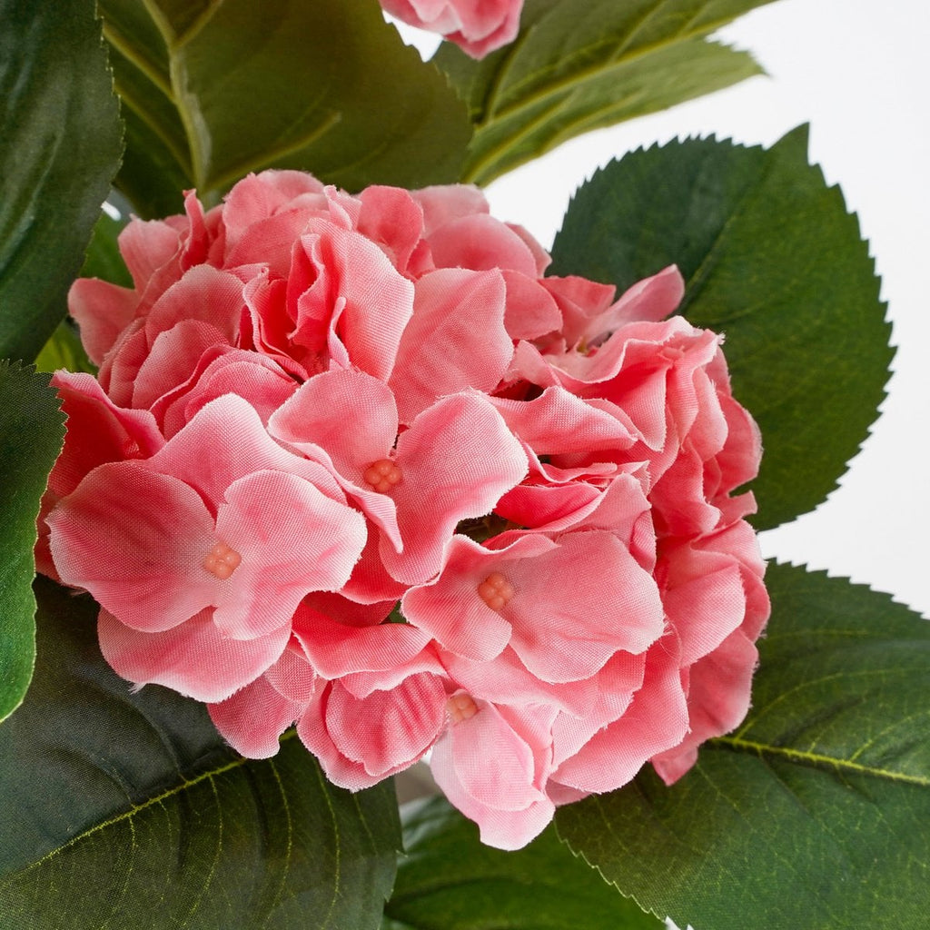 Kunstplant Hydrangea Roze Mica Decorations