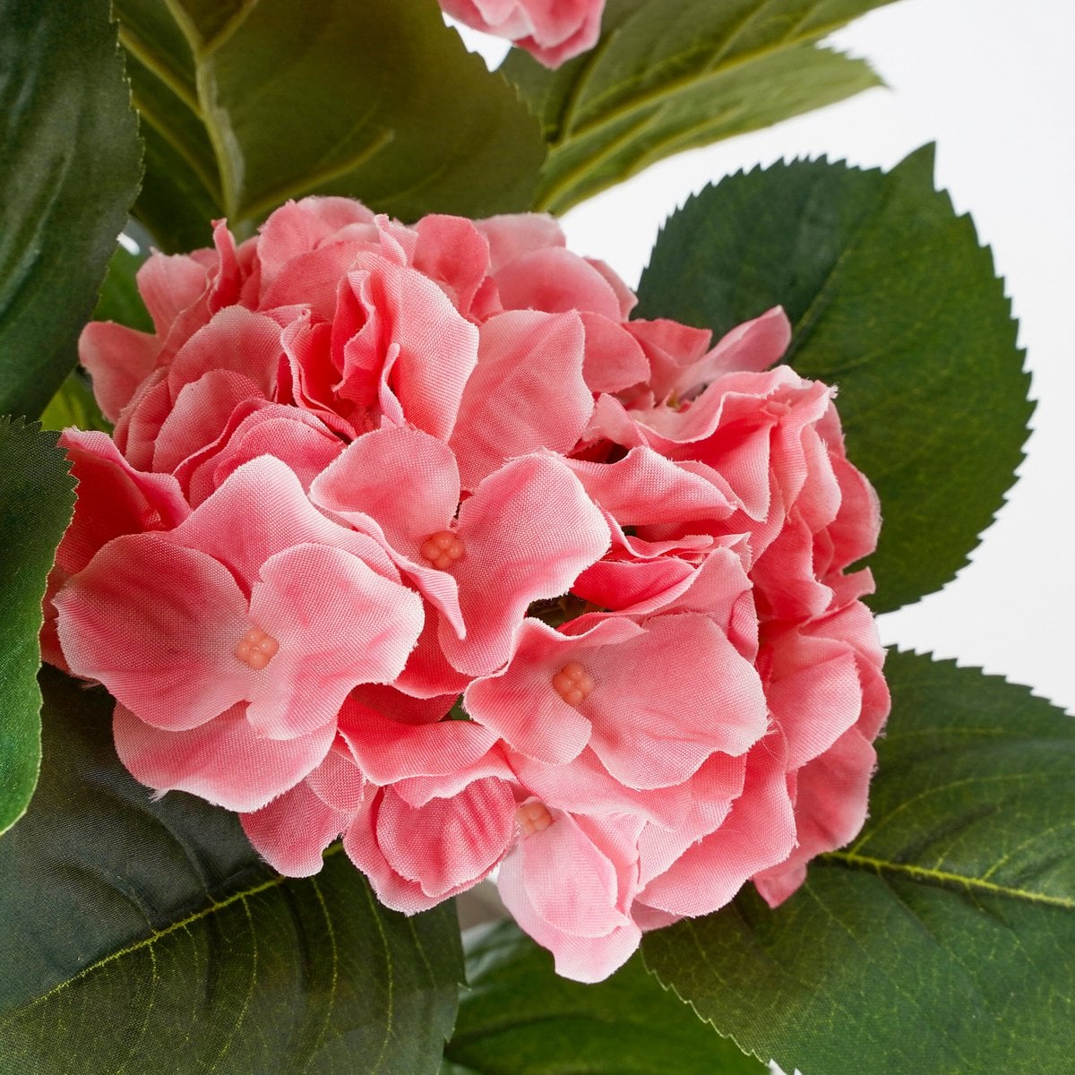 Kunstplant Hydrangea Roze Mica Decorations