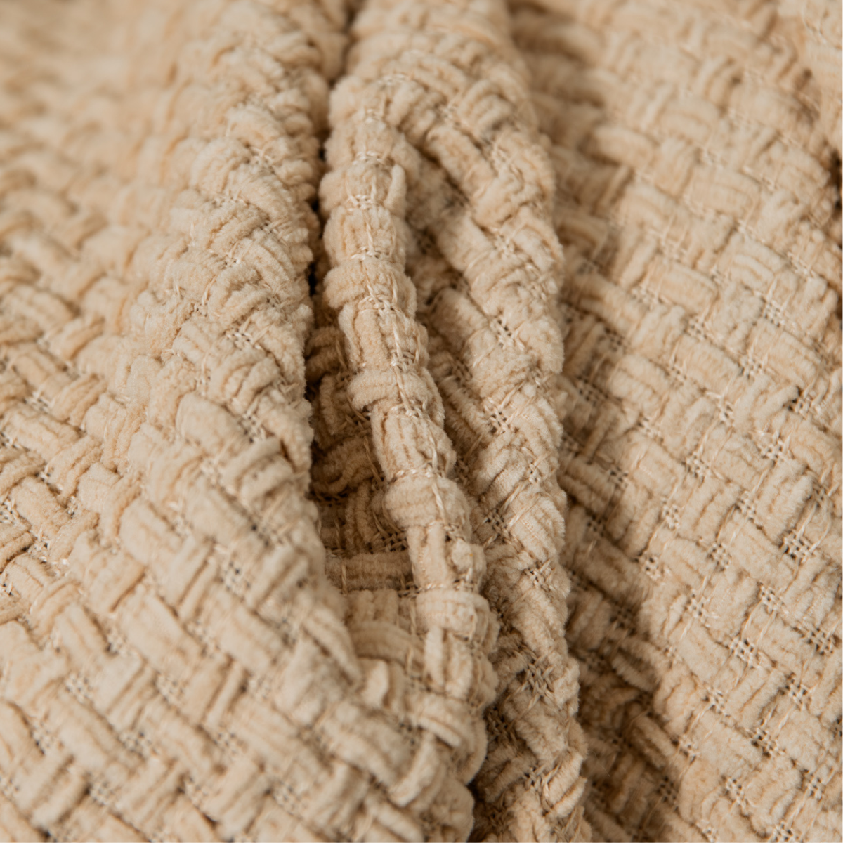 Plaid Cosenza Beige Mica Decorations