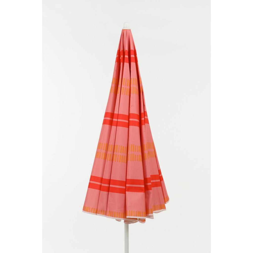 Stripe Strandparasol - H180 x Ø160 cm - Lichtroze