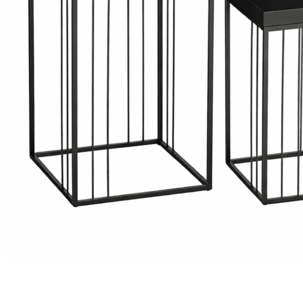 Bijzettafel Beth Zwart Mica Decorations