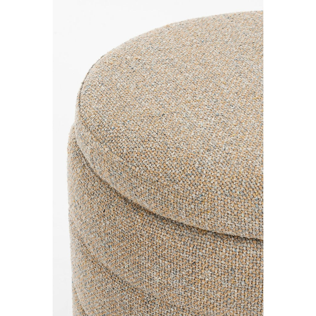 Poef Pouffe Beige Mica Decorations