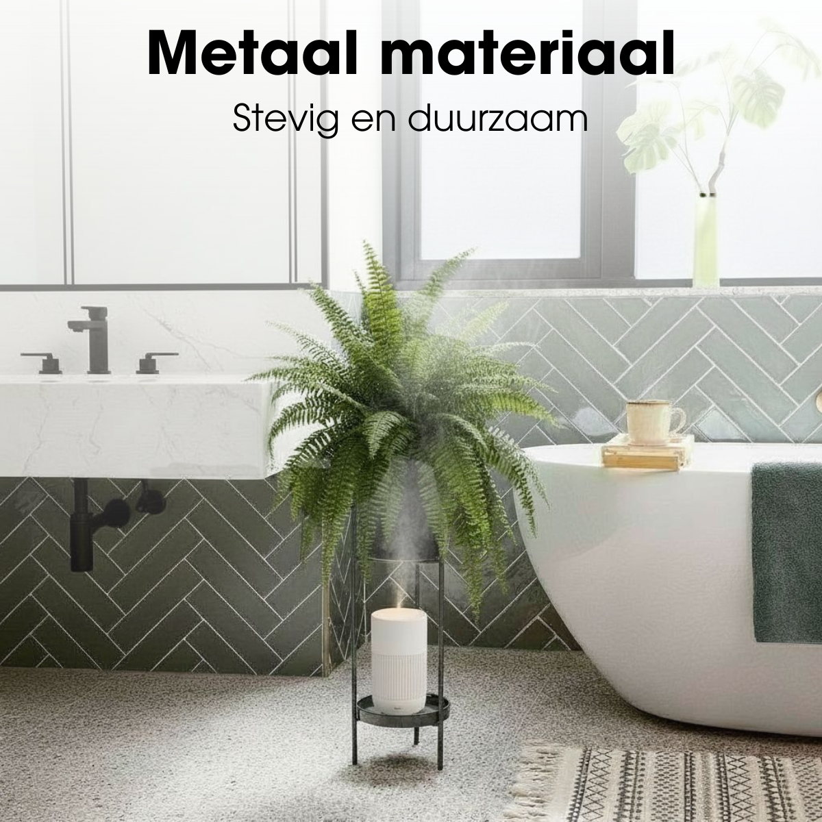 Bloempot binnen Colyn Zwart Mica Decorations