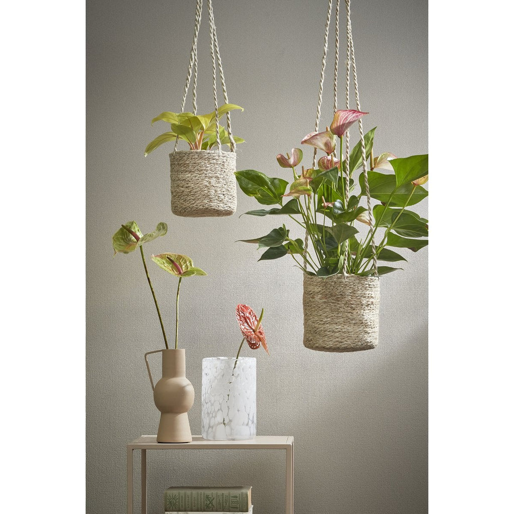 Plantenmand set Atlantic Crème Mica Decorations