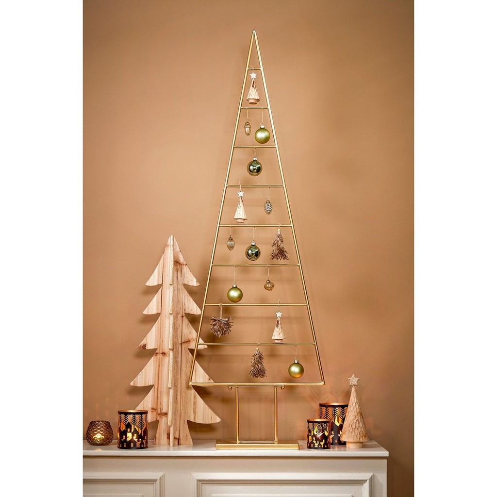 Decoratieve kerstboom  Goud Mica Decorations