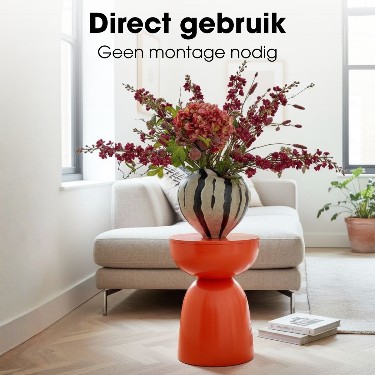 Bijzettafel Elliott Oranje Mica Decorations