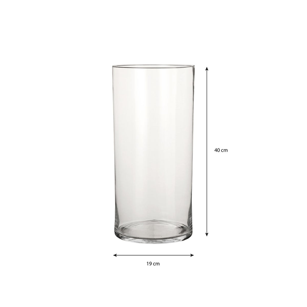 Carly Vaas - H40 x Ø19 cm - Cilinder - Transparant