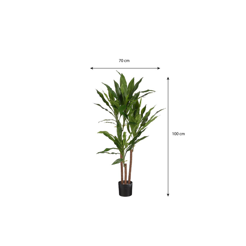 Dracaena Kunstplant - H100 x Ø70 cm