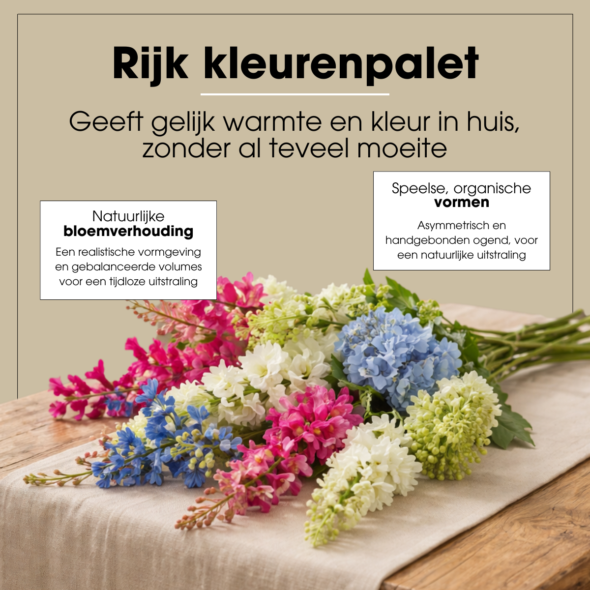 Boeket Kyra Meerkleurig Mica Decorations
